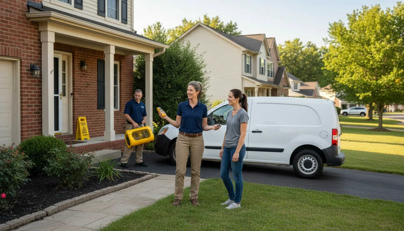 Water restoration image for Water Damage & Restoration Services in Williford, AR